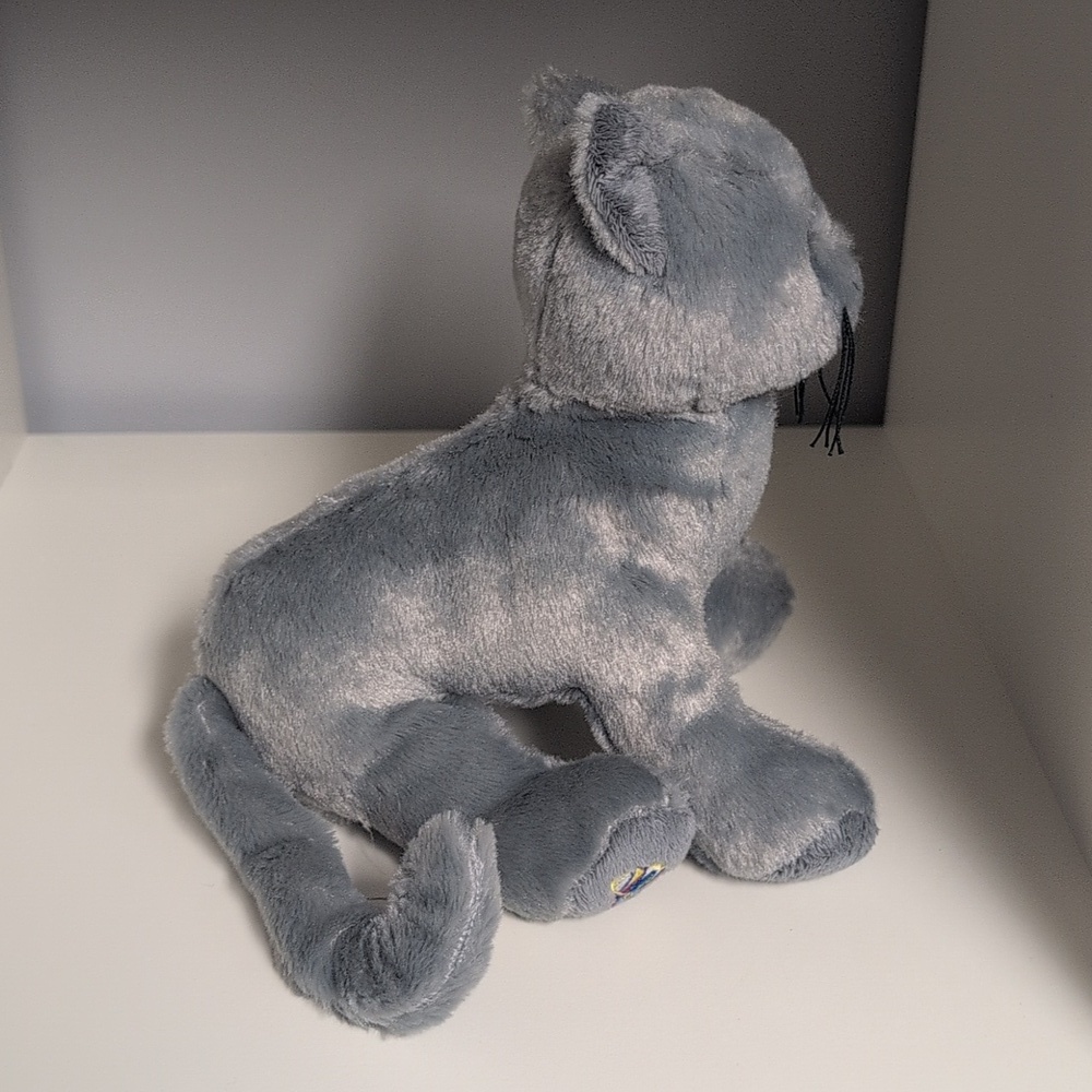 💜2/$20💜 Webkinz Charcoal Cat, No Code - Picture 3 of 6